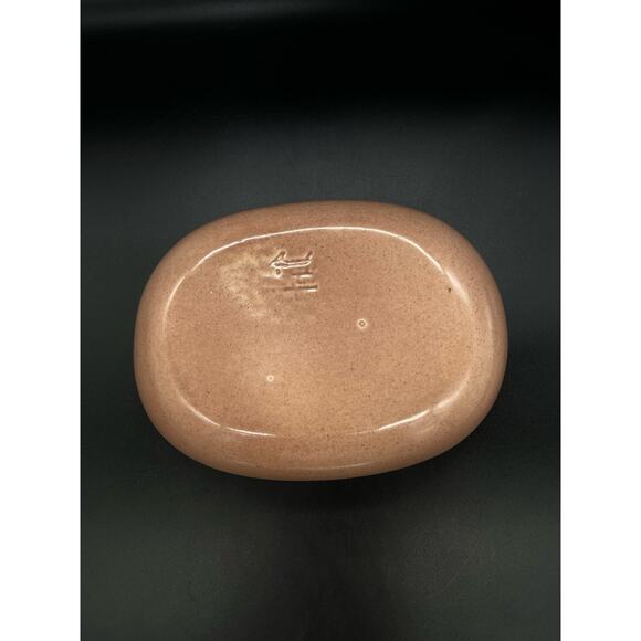 Vintage MCM Russell Wright Steubenville Coral Serving Bowl with Folded Edge - Picture 4 of 6